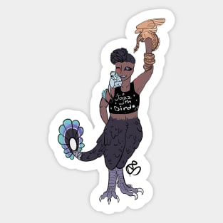 Jazzmine - Jazz with Birds :: Imaginary Creatures Sticker